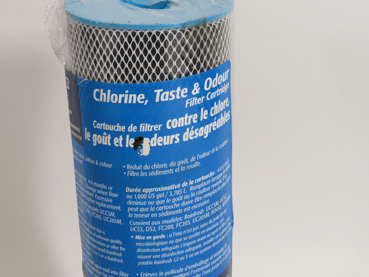 Rainfresh CF2-5 Chlorine Water Filter Cartridge 5 Micron NEW