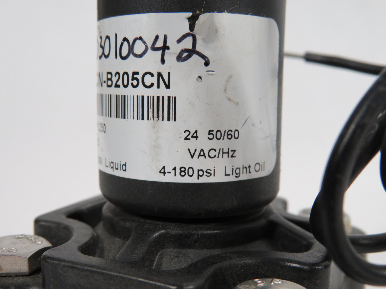 BC Valve 2106X-402CN-B205CN Solenoid Valve 24V 50/60Hz 4-180psi SHELF WEAR NOP