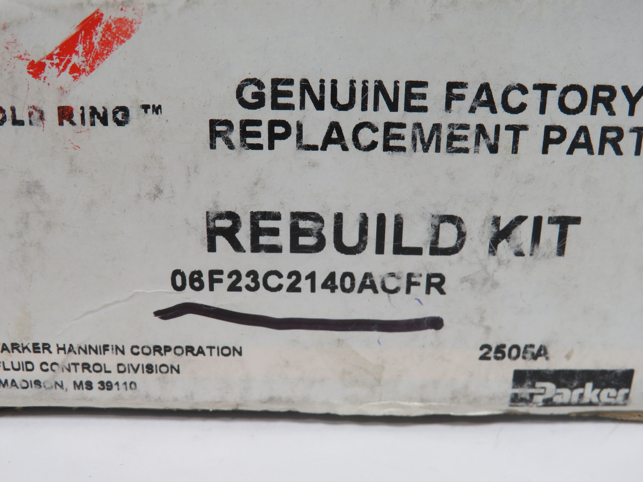Parker 06F23C2140ACFR Gold Ring Valve Rebuild Kit NEW