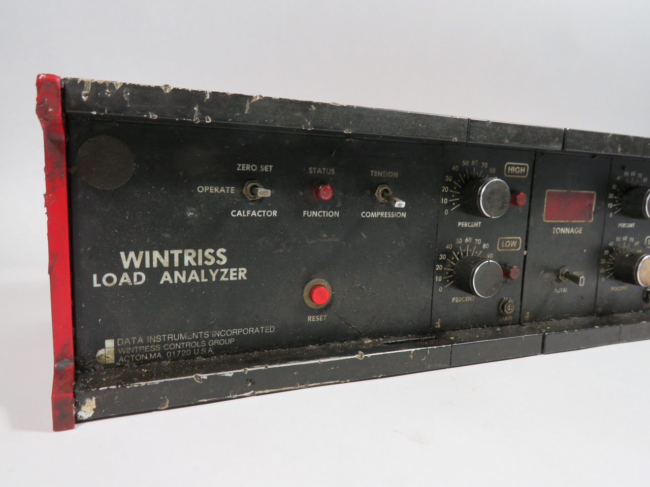 Wintriss WLA2000-2 Load Analyzer Missing Screws Cosmetic Damage Shelf Wear USED
