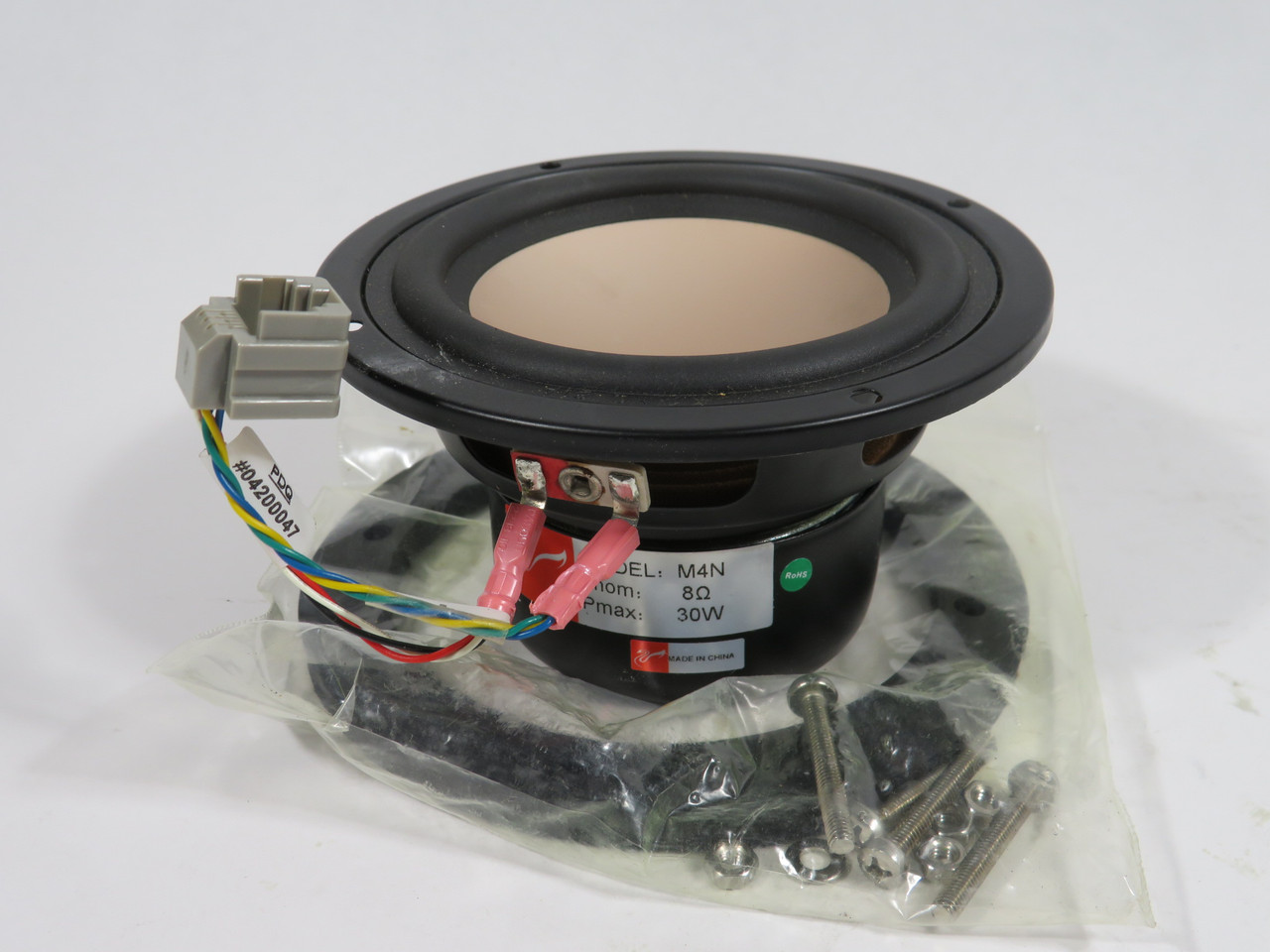 PDQ 11350318 In-Bay Watertight Speaker with Swan M4N Speaker BOX WEAR NEW