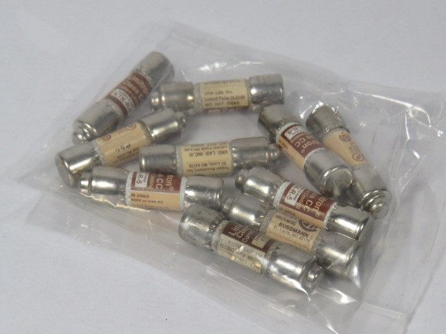 Limitron KTK-R-5 Current Limiting Fuse 5A 600V Lot of 10 USED