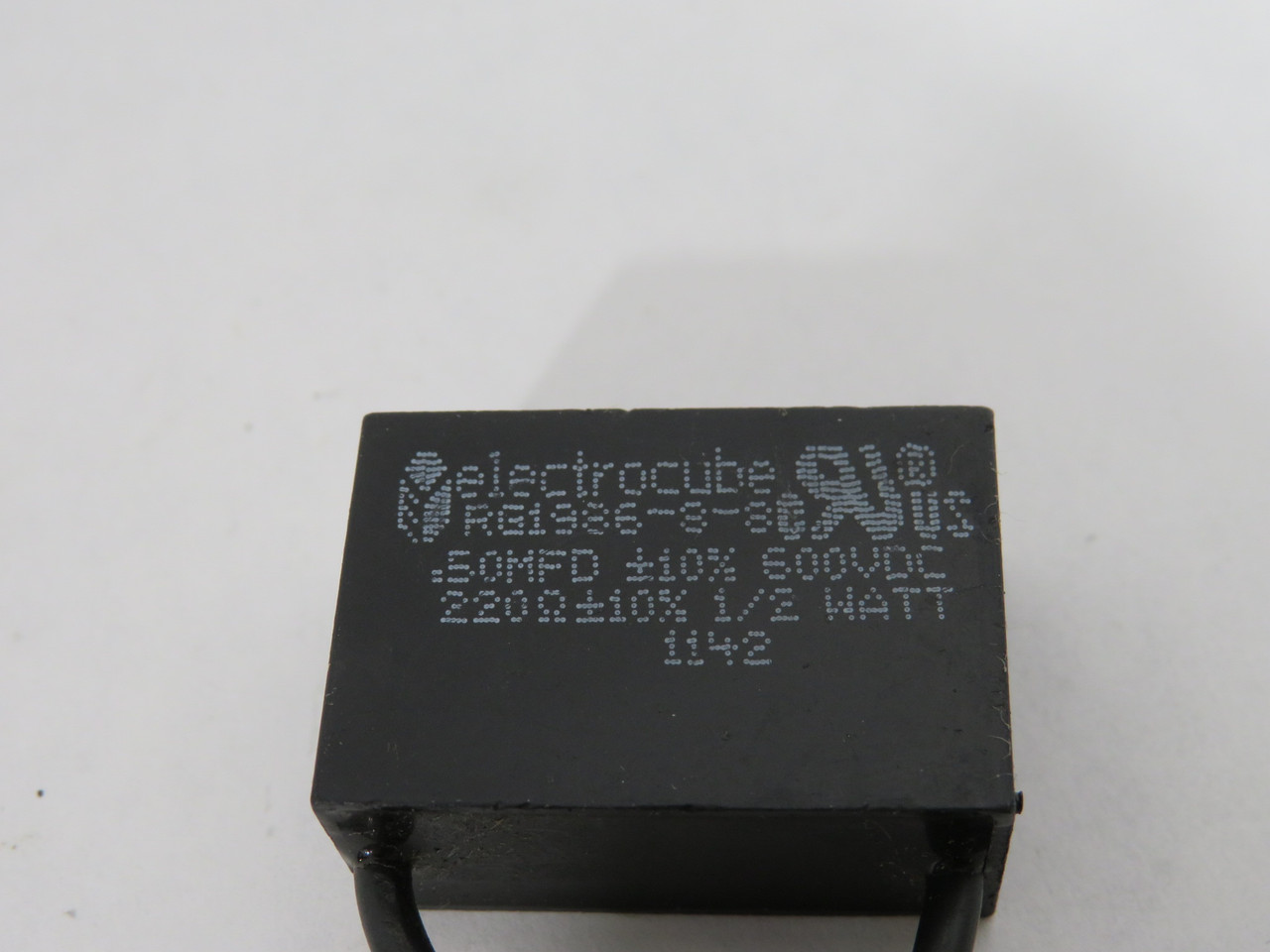 Electrocube RG1986-8-8 RC Network Capacitor 0.5MFD 10% 600VDC *Cut Cable* USED