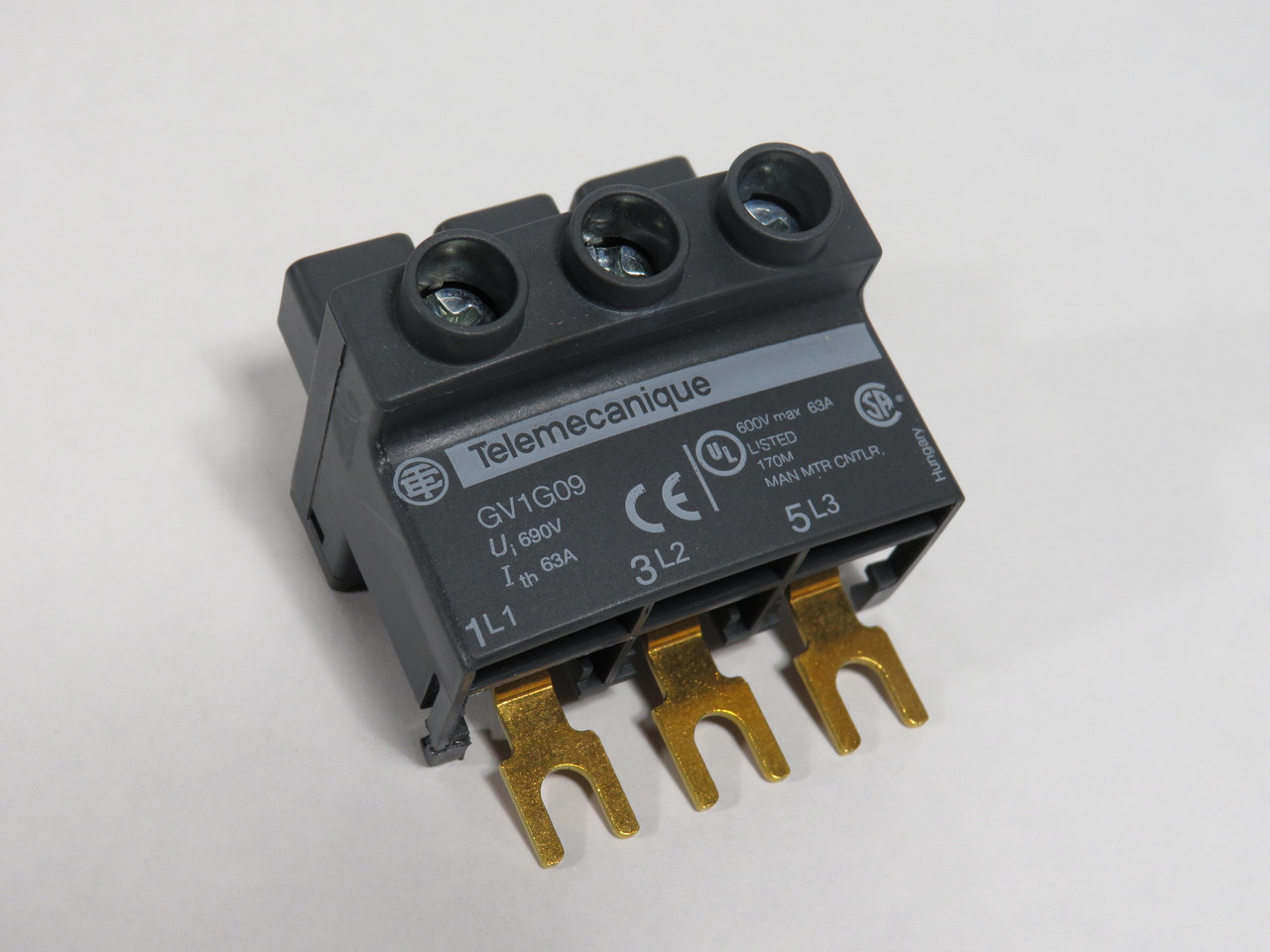 Telemecanique Square D GV1G09 Contactor Terminal Block NEW