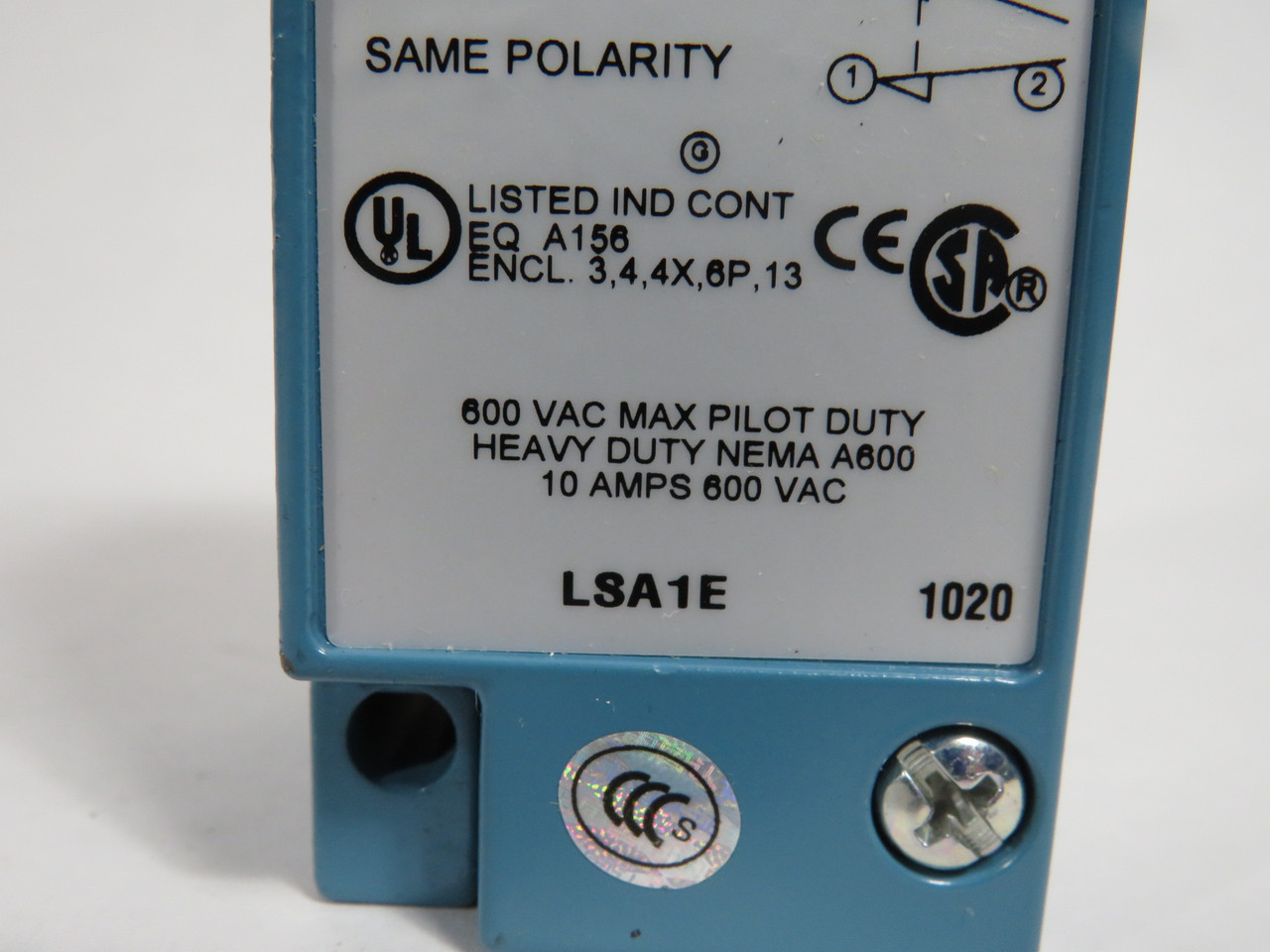 Microinterruttore Di Finecorsa Micro Switch LSYPC1A 10A 600VAC Usato
