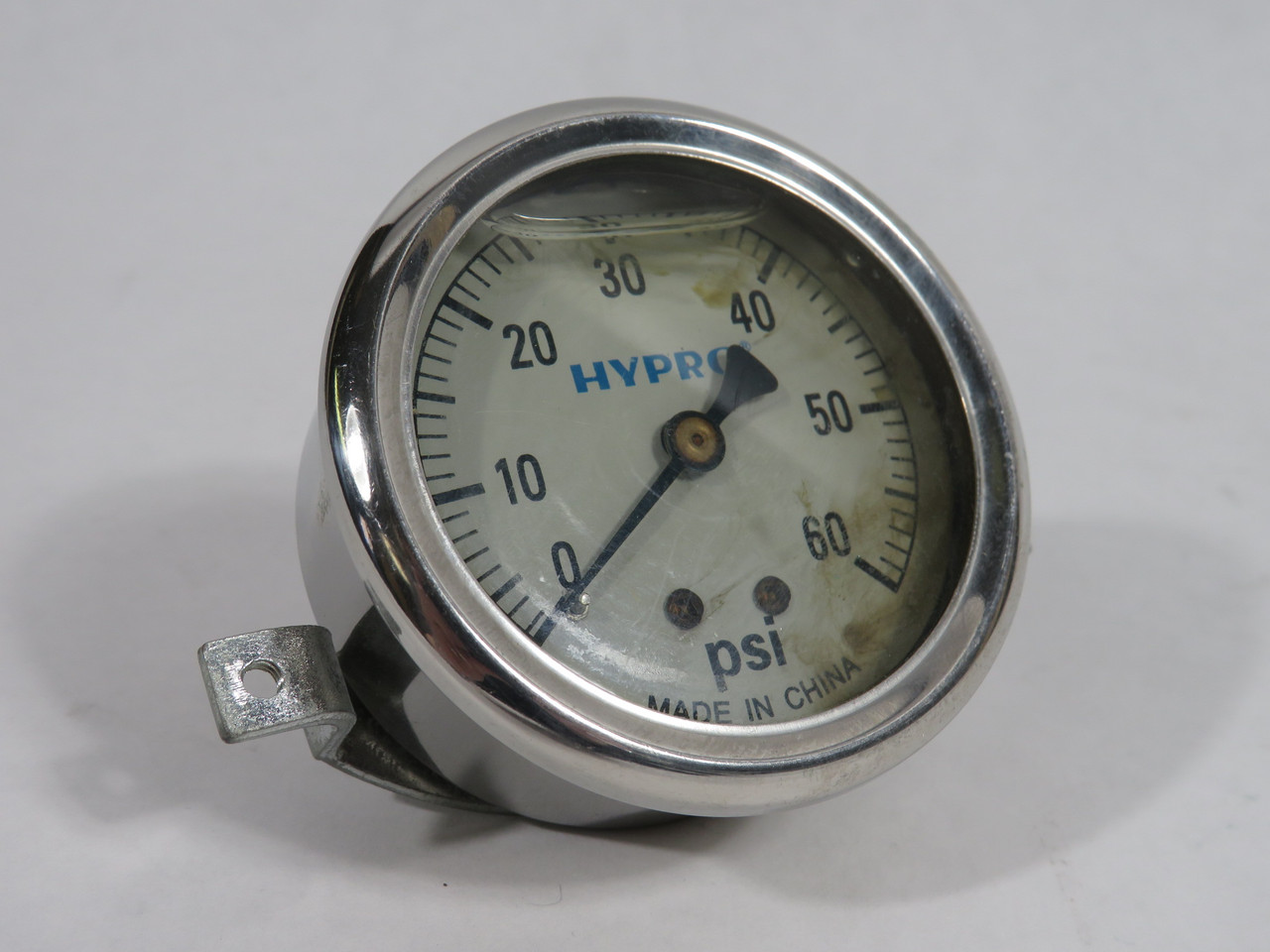 Hypro WGG60C Liquid-Filled Gauge 60psi 2-1/2" D 1/4" NPT MISSING SCREWS USED