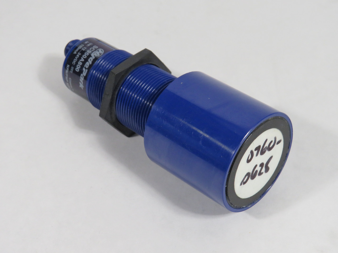 Hyde Park SC950A800 Ultrasonic Sensor 12-24VDC 100mA 8m Sensing MISSING NUT USED