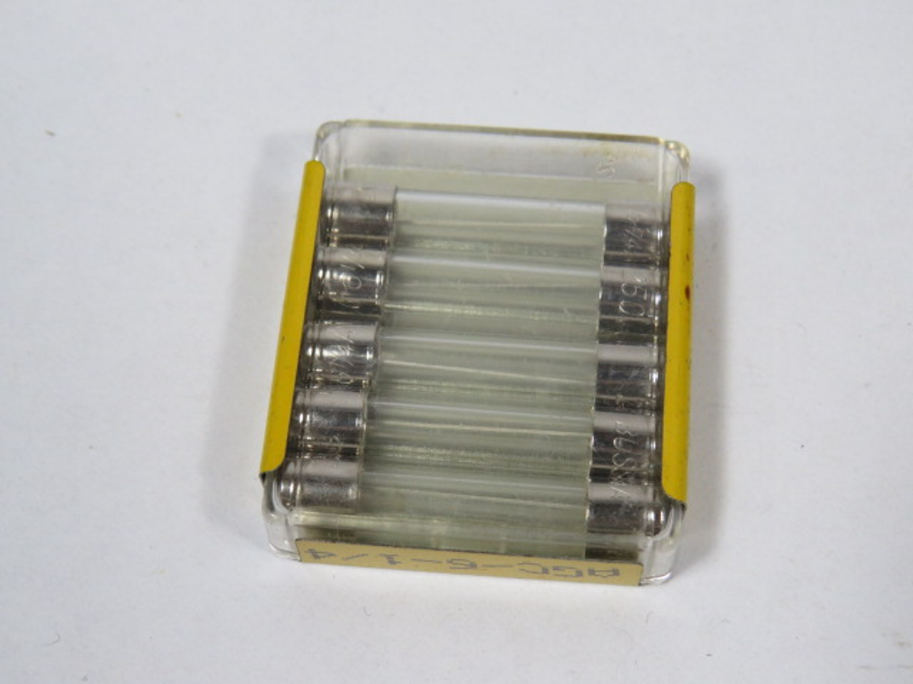 Bussmann AGC-6-1/4 Fast-Acting Glass Fuse 6-1/4A 250V 5-Pack ! NEW !