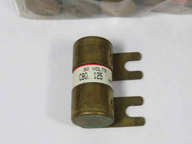 GEC CBO-125 Stud Mounted Fuse 32V 125A Lot of 10 USED