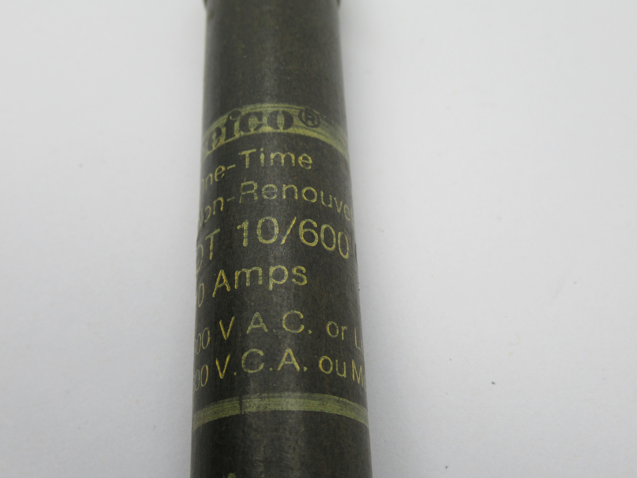 Cefco OT10/600 One-Time Fuse 10A 600V USED