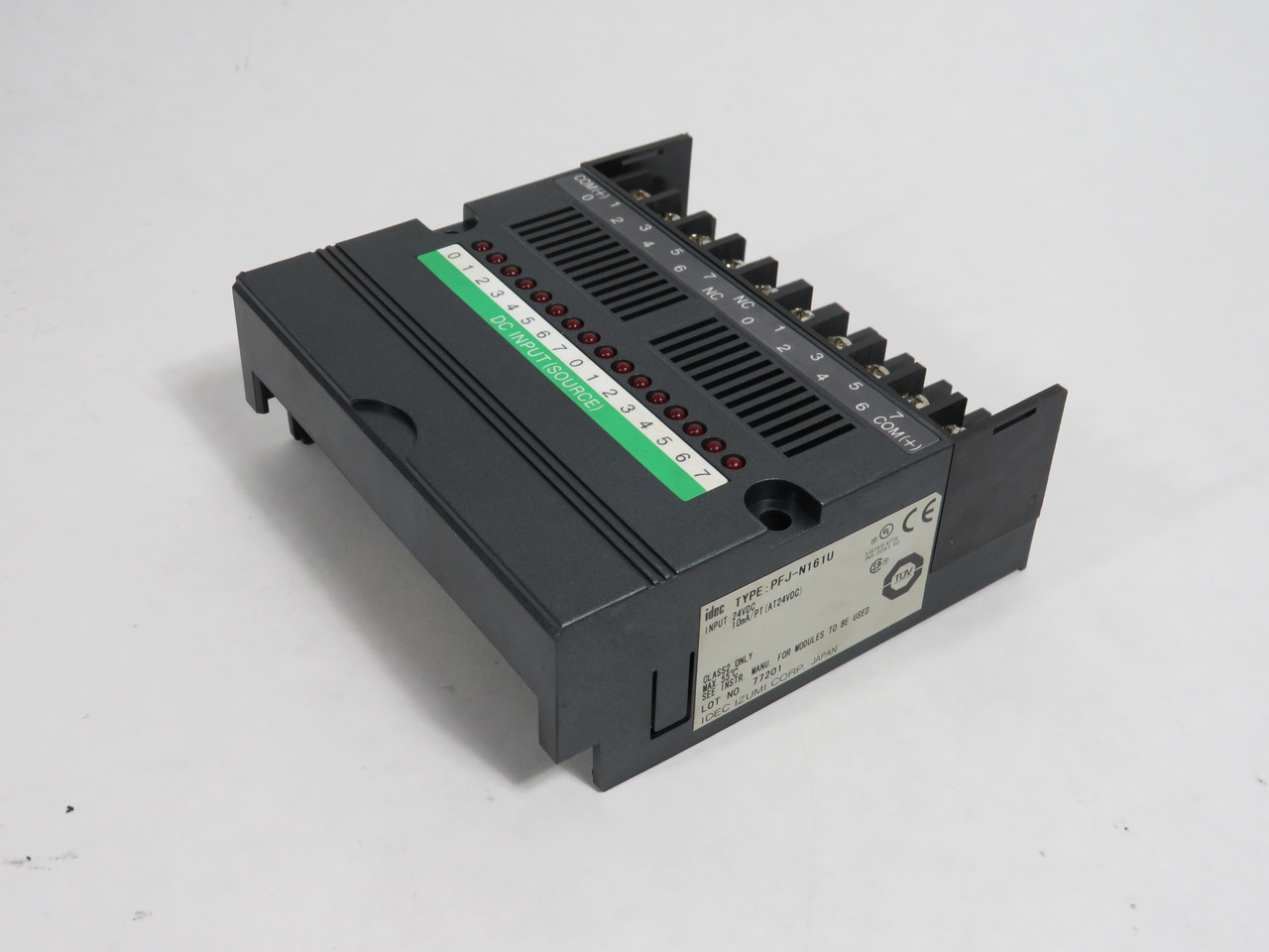 IDEC PFJ-N161U 16-Point Input Module 24VDC 10mA/Point NOP
