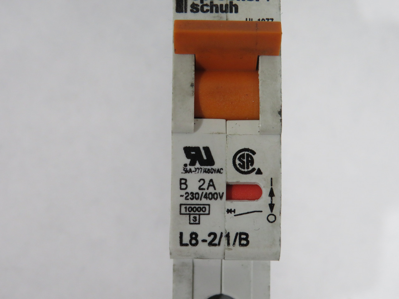 Sprecher + Schuh L8-2/1/B Circuit Breaker 2A 230/400V 1P USED