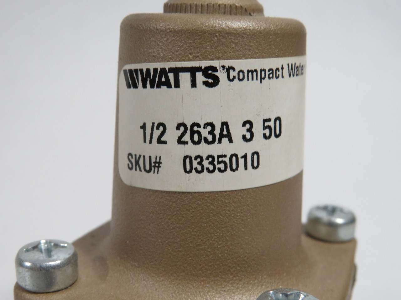 Watts 1/2-263A-3-50 0335010 Water Pressure Compact Regulator 300psi 1/2" NEW