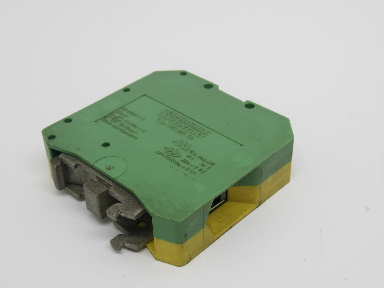 Phoenix Contact USLKG50 Ground Terminal 50mm2 Green-Yellow USED