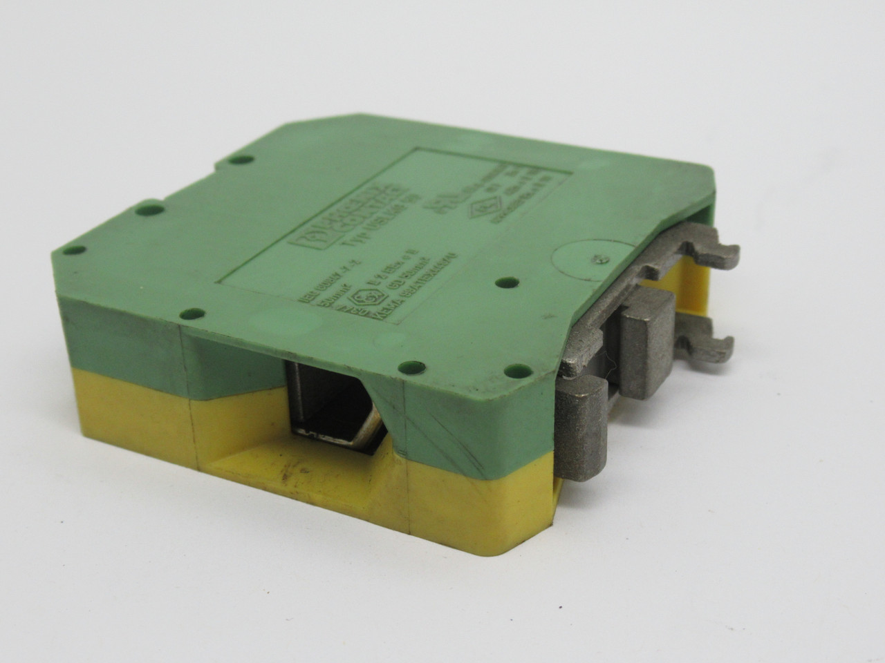 Phoenix Contact USLKG50 Ground Terminal 50mm2 Green-Yellow USED