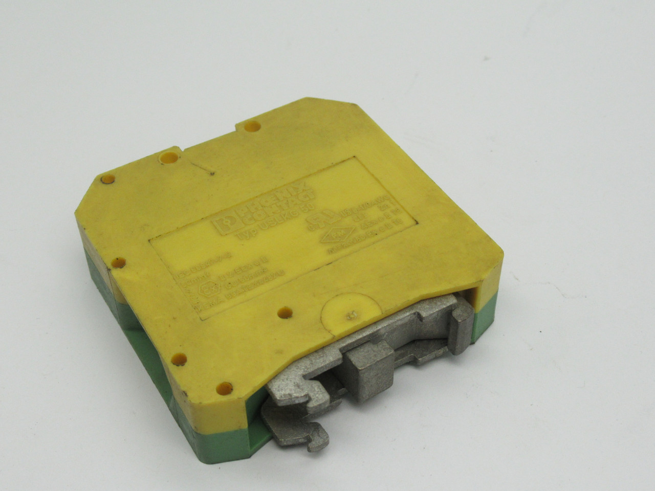 Phoenix Contact USLKG50 Ground Terminal 50mm2 Green-Yellow USED
