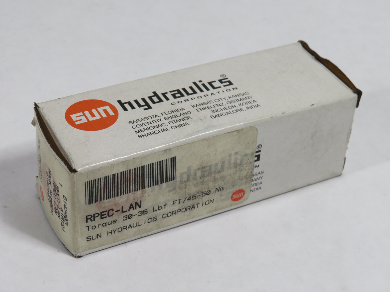 Sun Hydraulics RPEC-LAN Pilot-Operated Balanced Piston Relief Valve 25gpm NEW