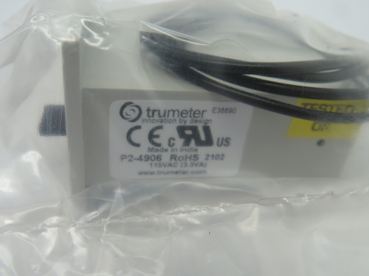 Trumeter P2-4906 Electromechanical Counter 6 Digit 115VAC NEW