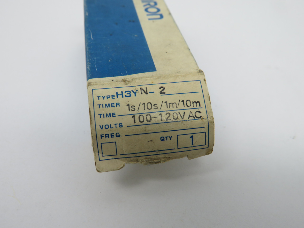 Omron H3YN-2-AC100-120 Plug In Timer 100-120V 50/60HZ 1s/10s/1m/10m DMG BOX NEW