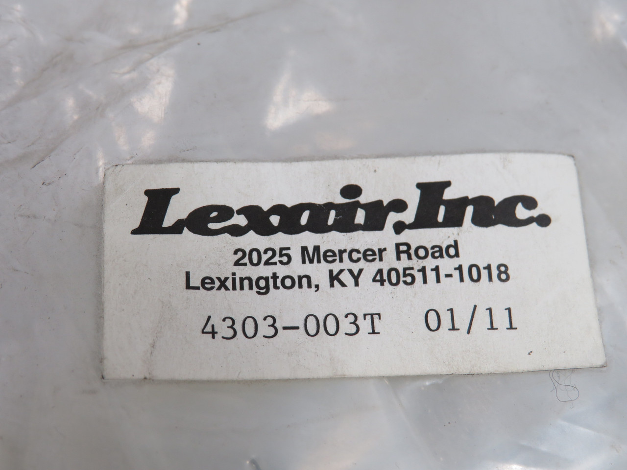 Lexair 4303-003T Valve Dump Repair Kit PDQ 02100001 NWB