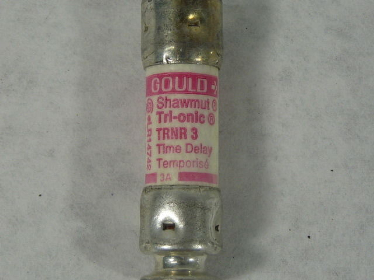 Gould Shawmut TRNR3 Time Delay Fuse 3A 250V USED