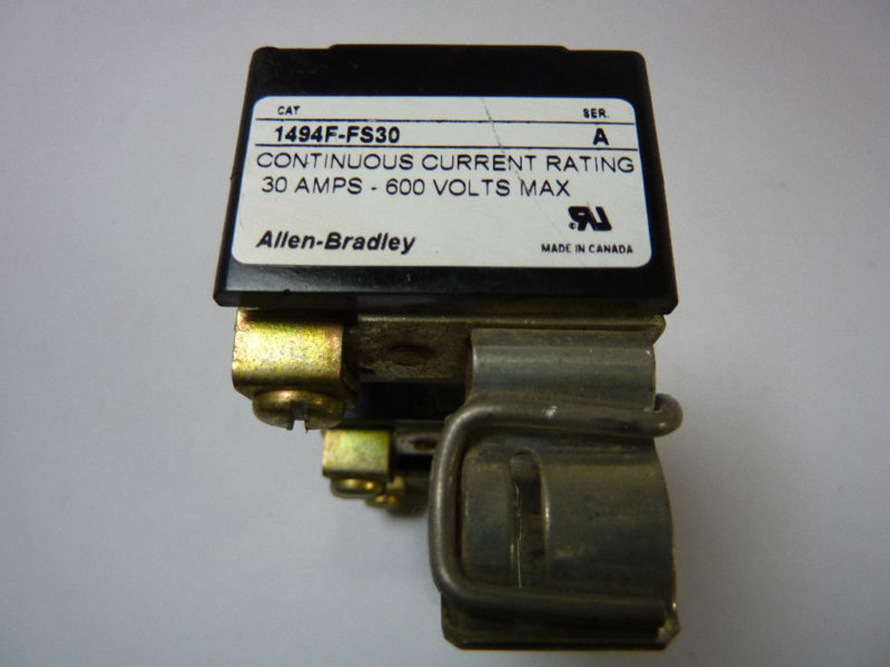 Allen-Bradley 1494F-FS30 Fuse Holder 30A 600V 3P USED