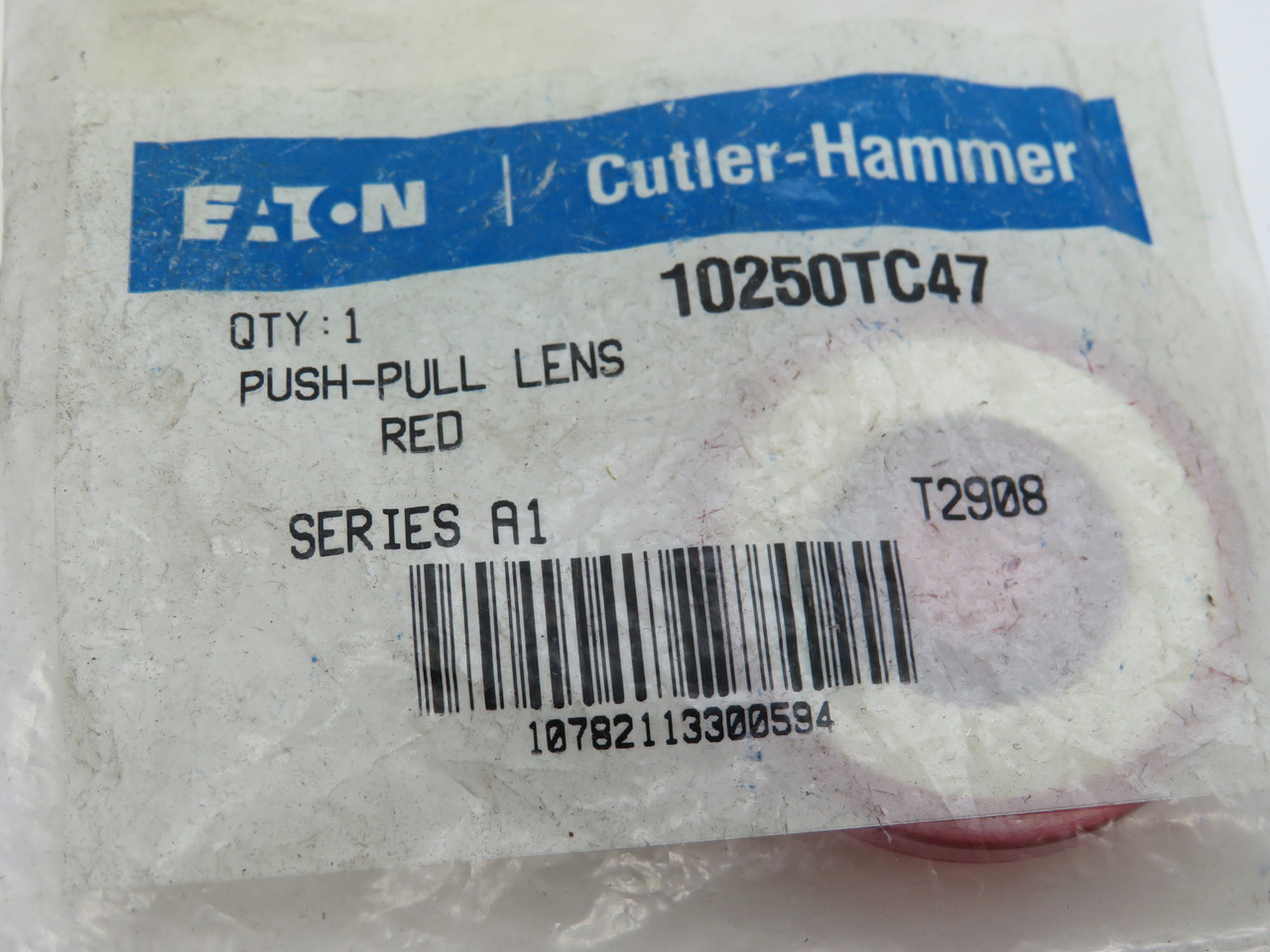 Eaton Cutler-Hammer 10250TC47 Push-Pull Lens RED Series A1 NWB