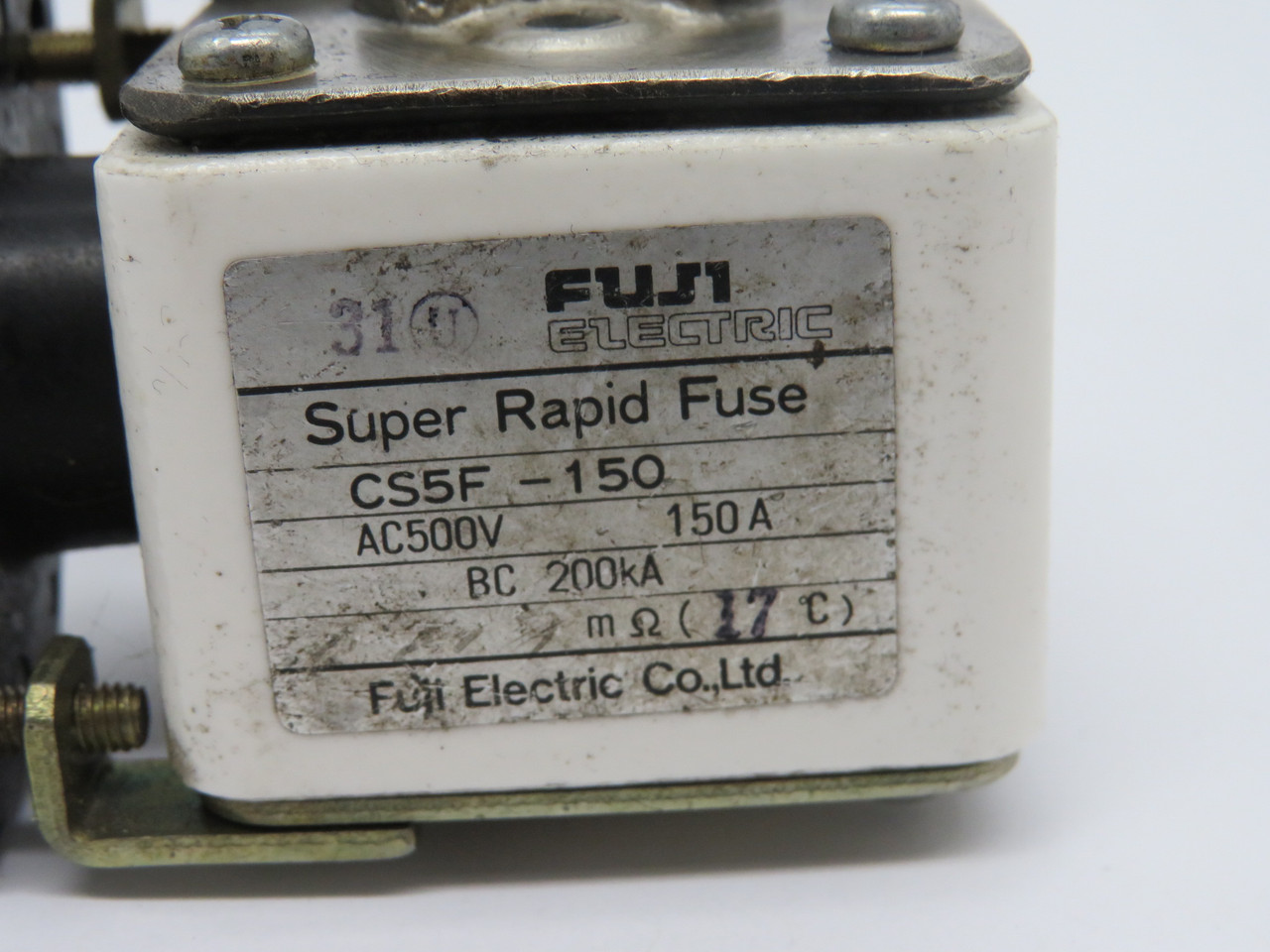 Fuji Electric CS5F-150 Super Rapid Fuse 150A 500VAC USED