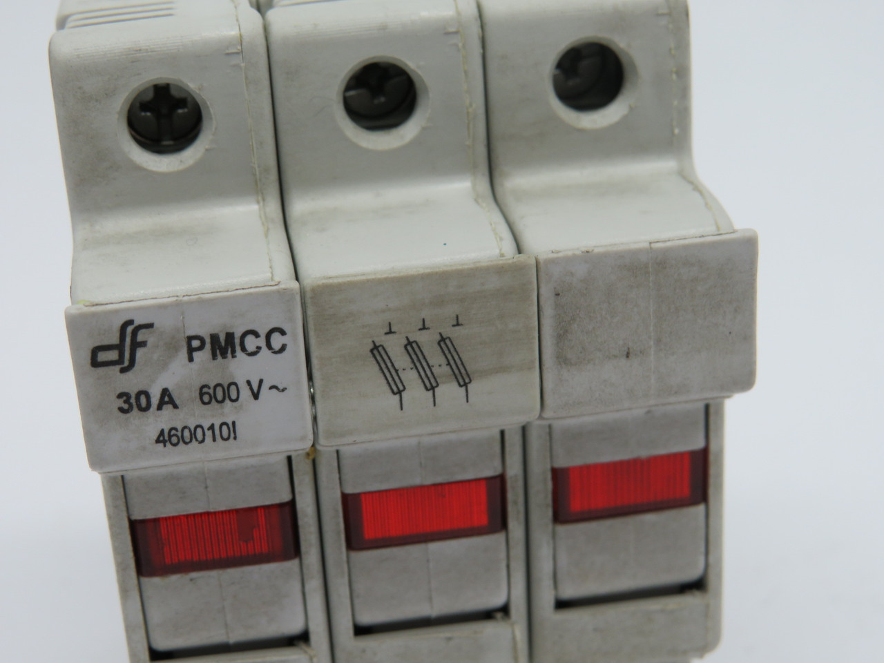 DF PMCC-460010I Fuse Holder 30A 600V 3 Pole USED