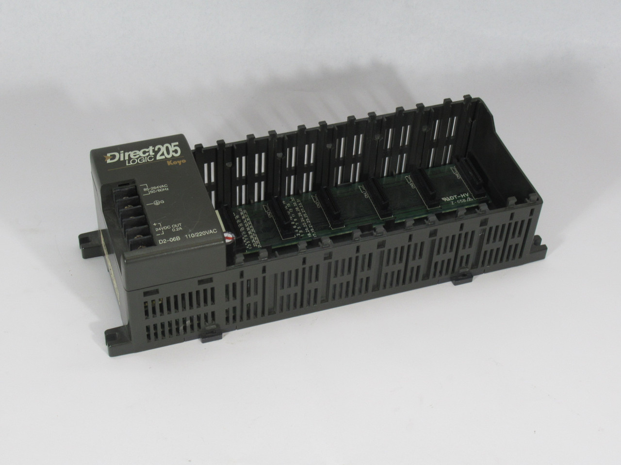 PLC Direct D2-06B Logic 205 6Slot I/O Base NO TERMINAL COVER USED