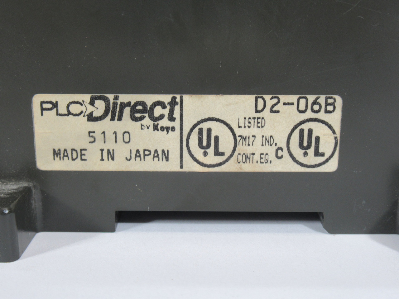 PLC Direct D2-06B Logic 205 6Slot I/O Base NO TERMINAL COVER USED