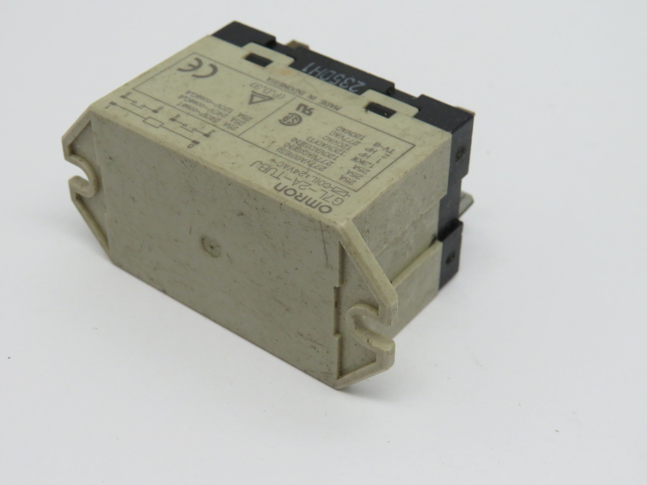 Omron G7L-2A-TUBJ Relay 24VAC 25A 120/277VAC 6-Blade USED