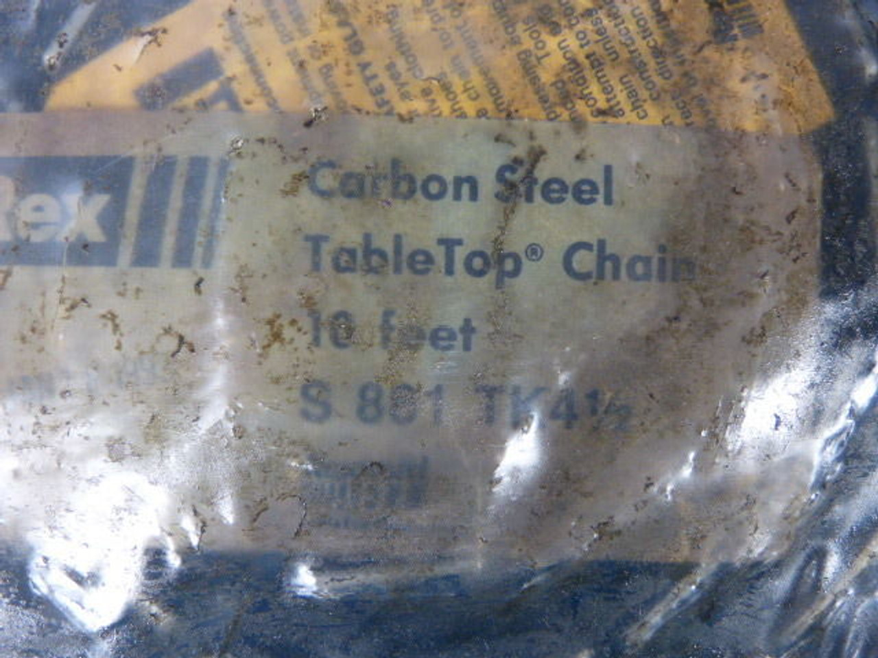 Rex S-881-TK4-1/2 Carbon Steel Table Top Chain ! NEW !