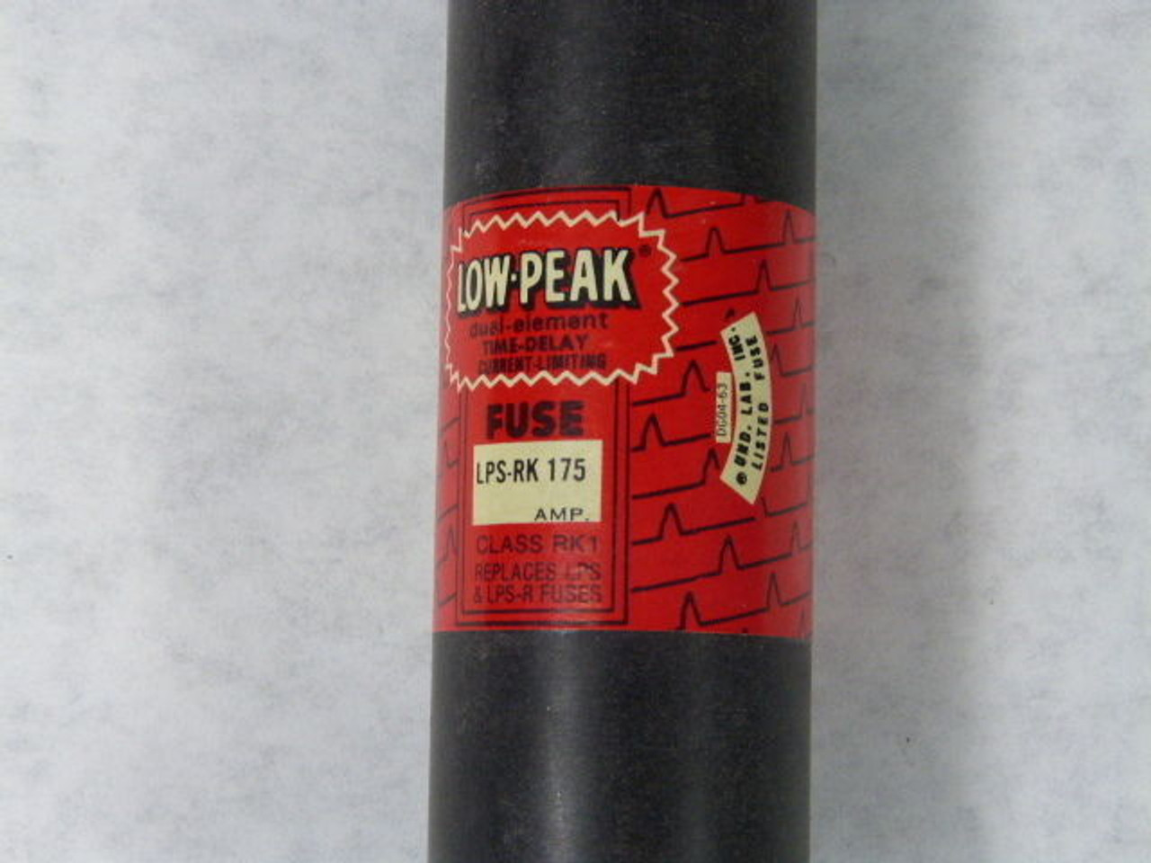 Low-Peak LPS-RK-175 Dual Element Time Delay Fuse 175A 600V USED