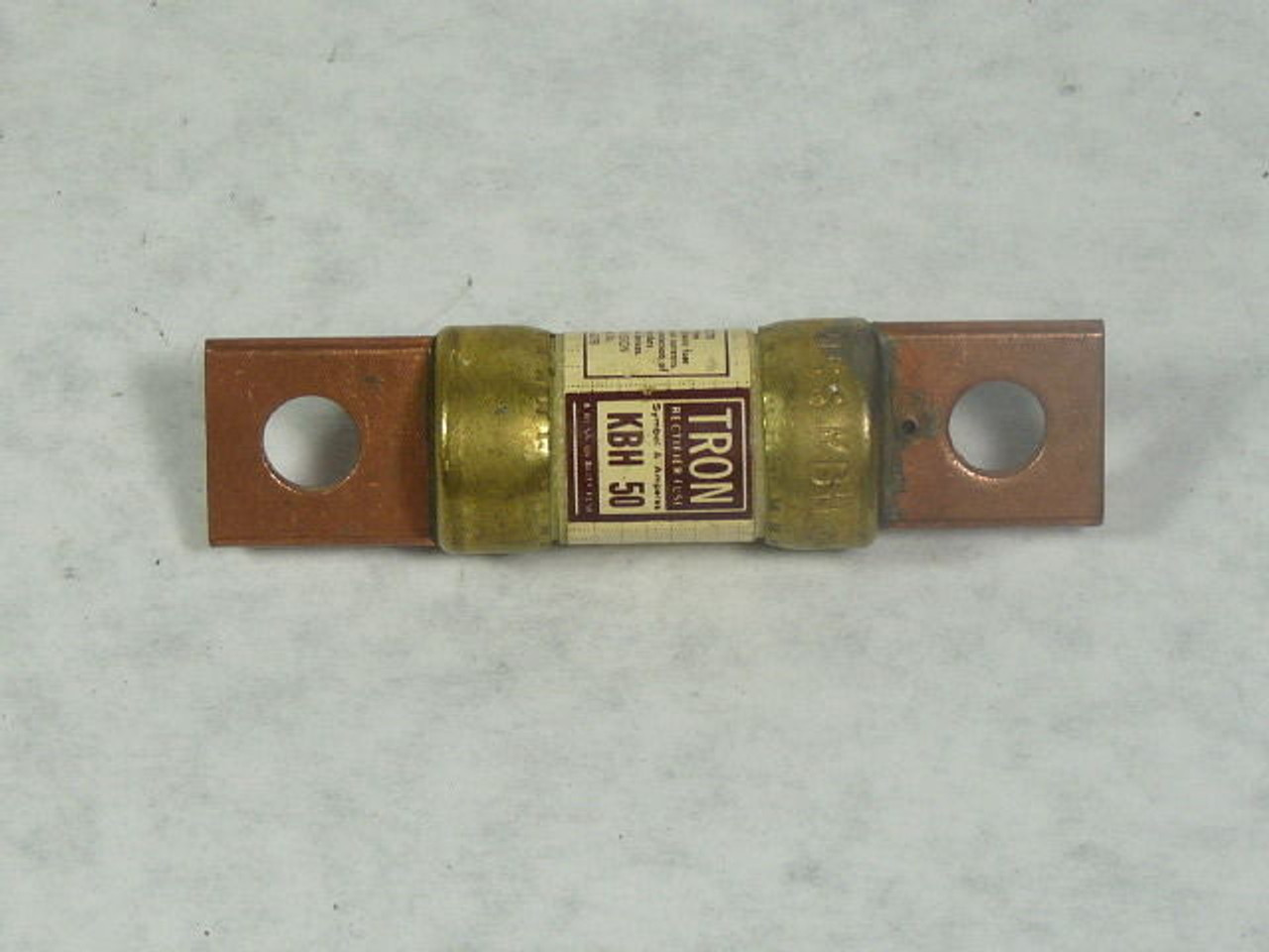 Tron KBH-50 Rectifier Fuse 50A 500V USED