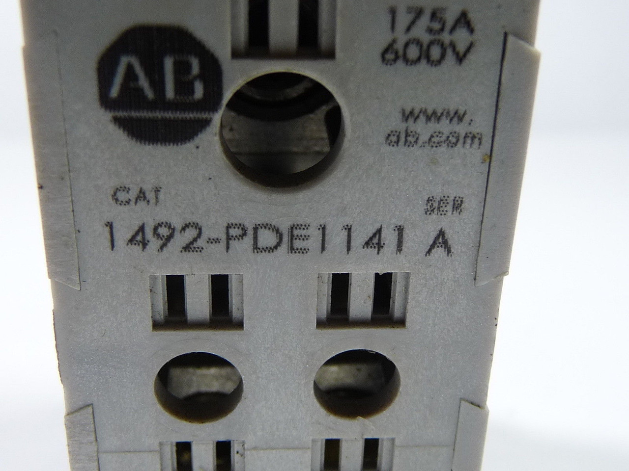 Allen-Bradley 1492-PDE1141 Enclosed Power Distribution Block 175A 600V USED