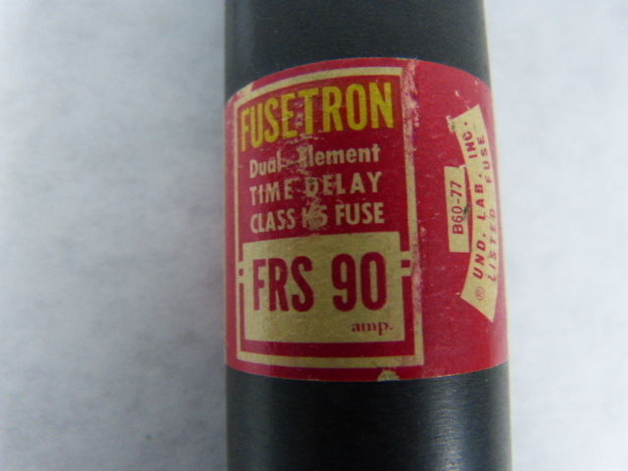 Fusetron FRS-90 Dual Element Time Delay Fuse 90A 600V USED