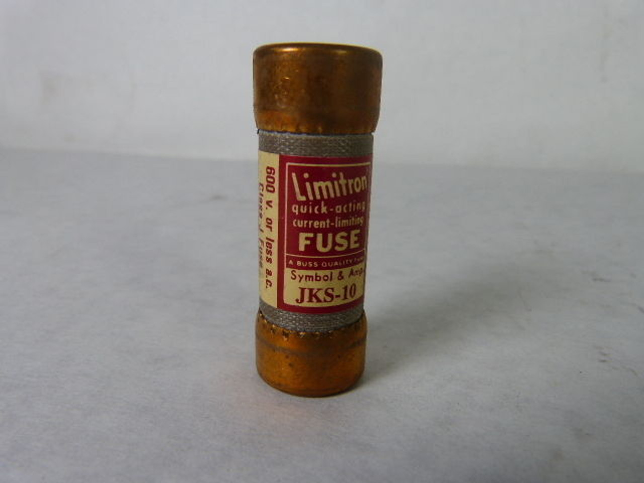 Limitron JKS-10 Quick Acting Current Limiting Fuse 10A 600V USED