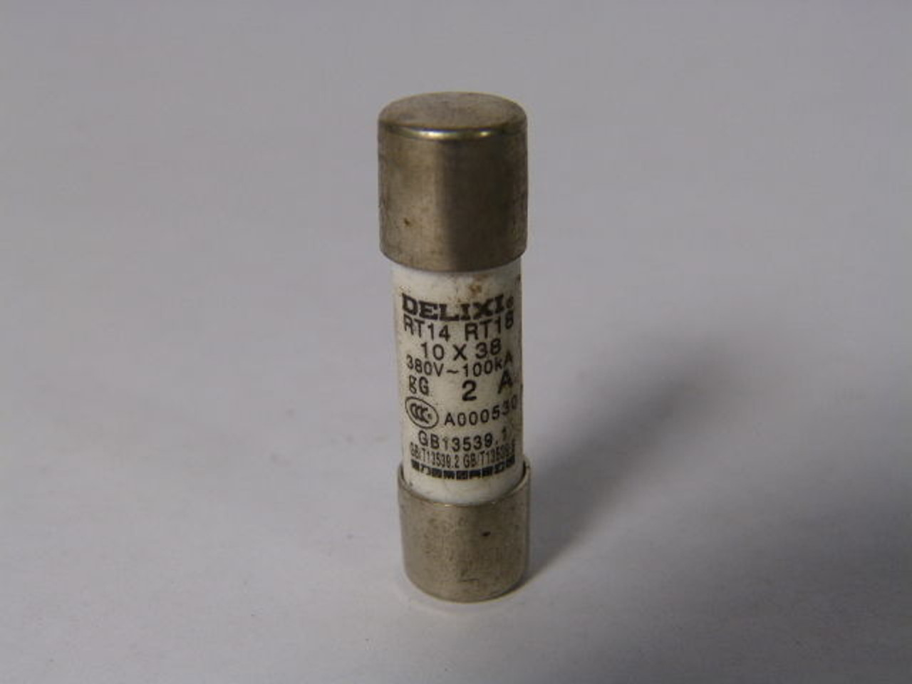 Delixi RT14-RT18-2A Fuse 2A 380V USED