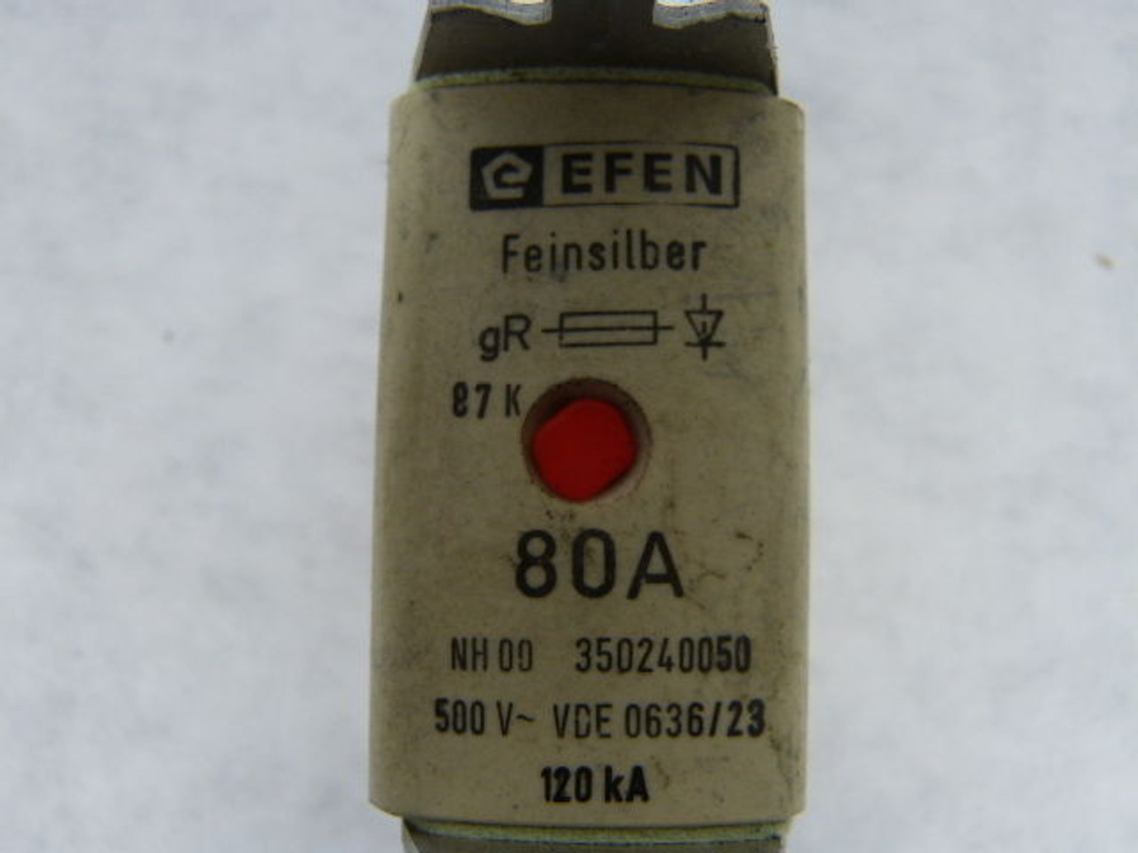 EFEN Siemens 350240050 Fuse 80A 500V  USED