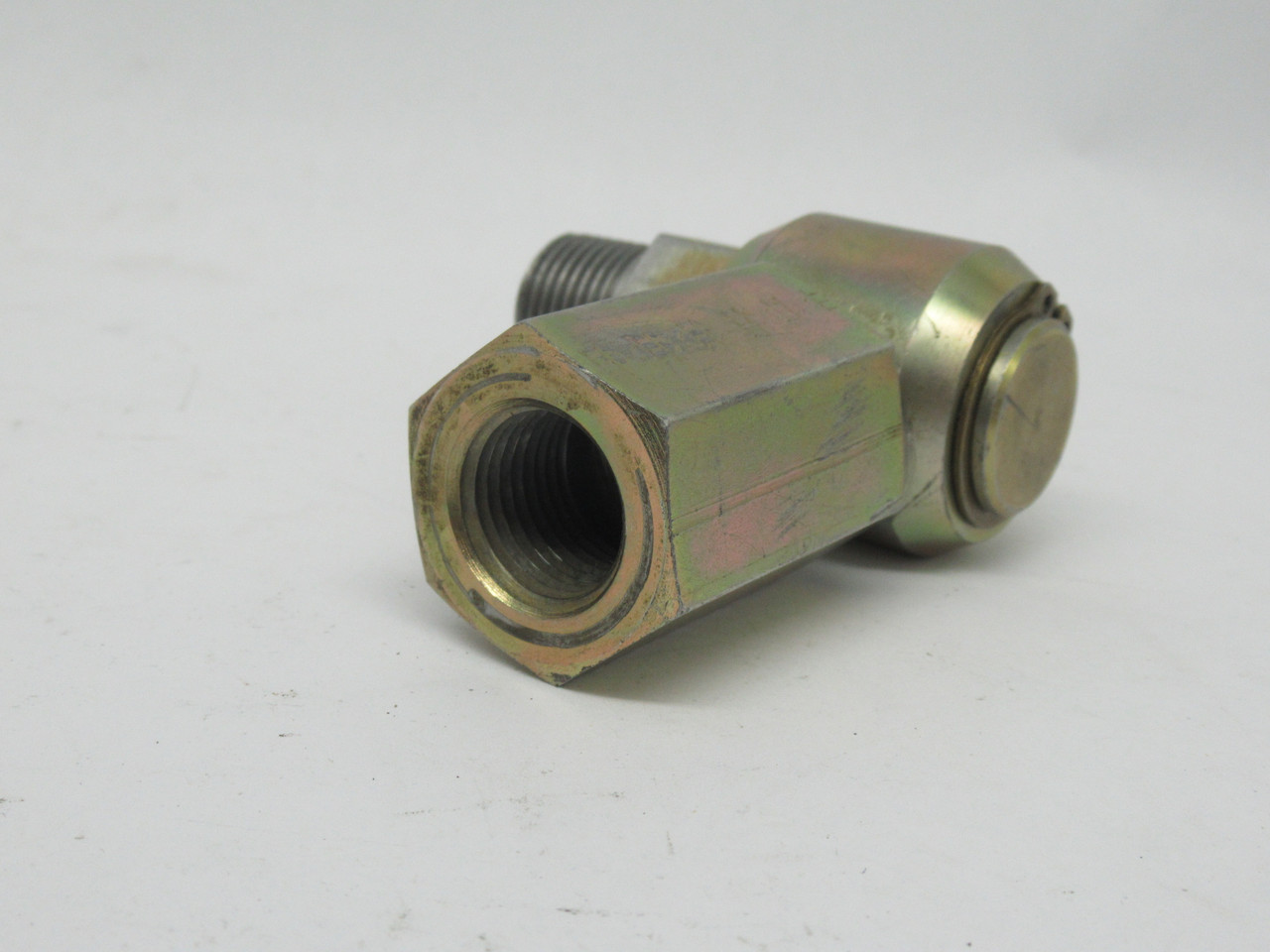 Hydraulics Inc 9SS8PF8-P8 Dual Plane Swivel Valve 1/2"M/F 3000PSI USED