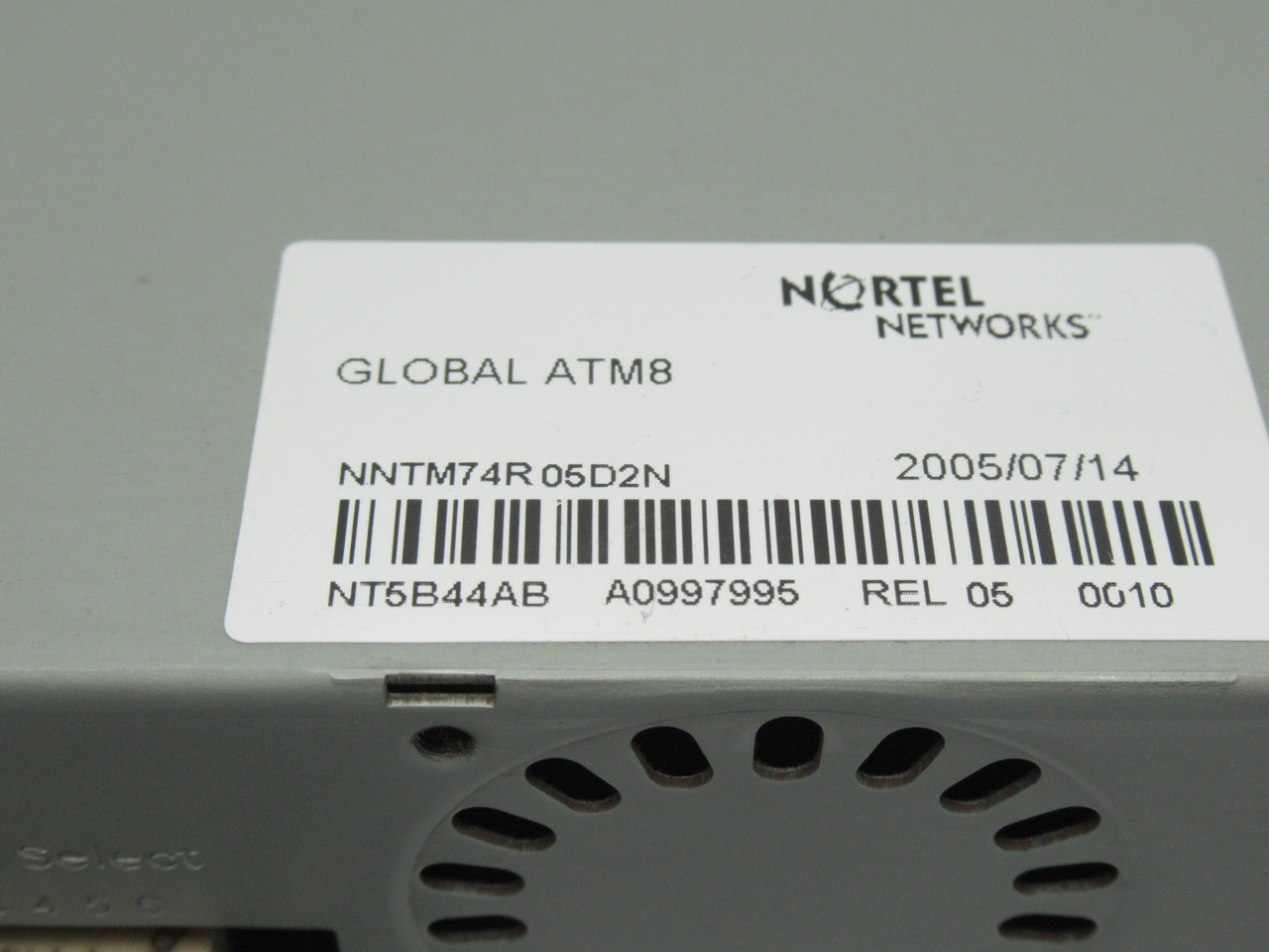 Nortel Networks NT5B44AB Global Analog Trunk Module (GATM8) 5VDC/0.30A USED