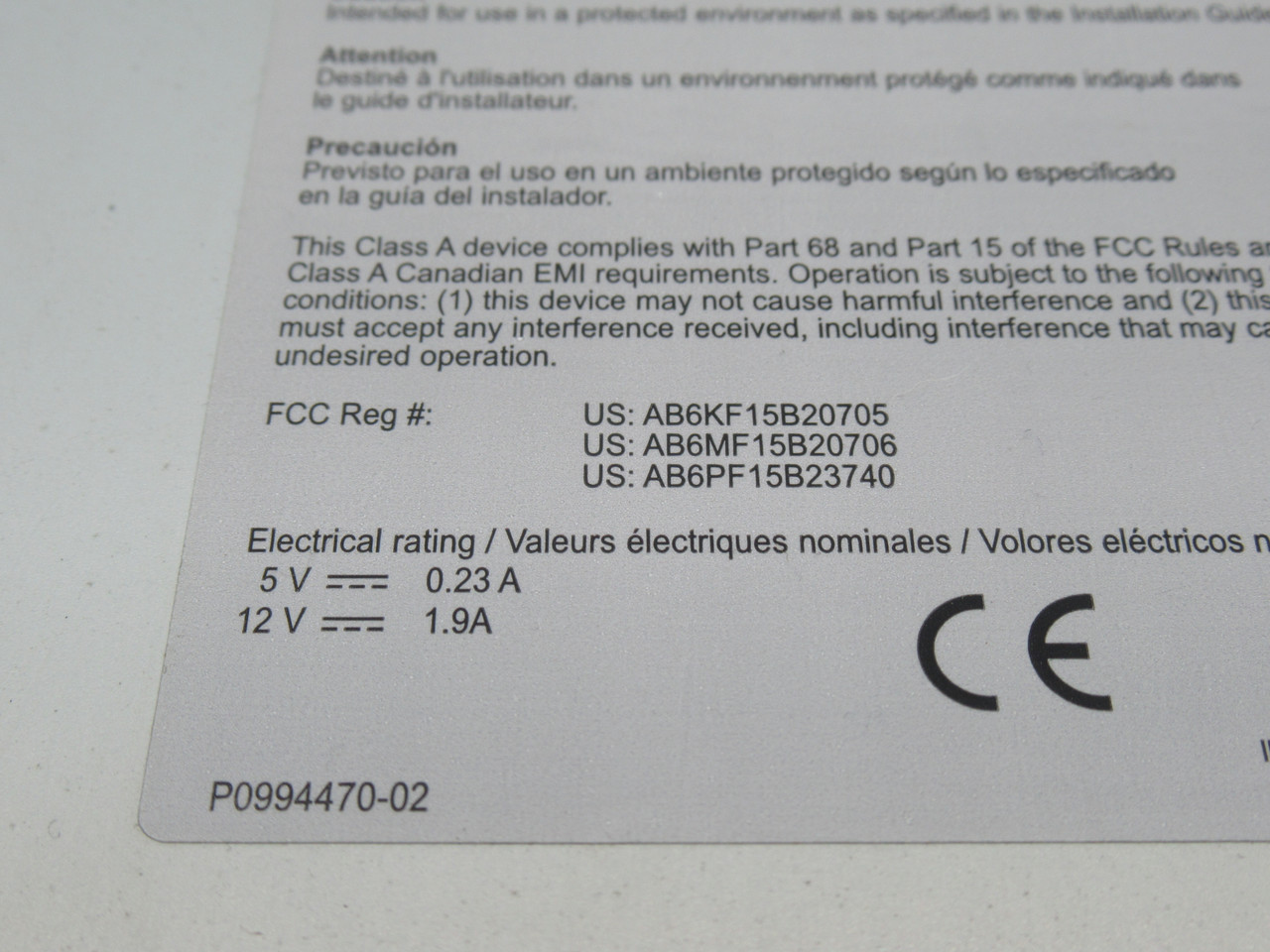 Nortel Networks NT7B09AAAD Digital Station Media Device (DSM32+) 5VDC/0.23A USED
