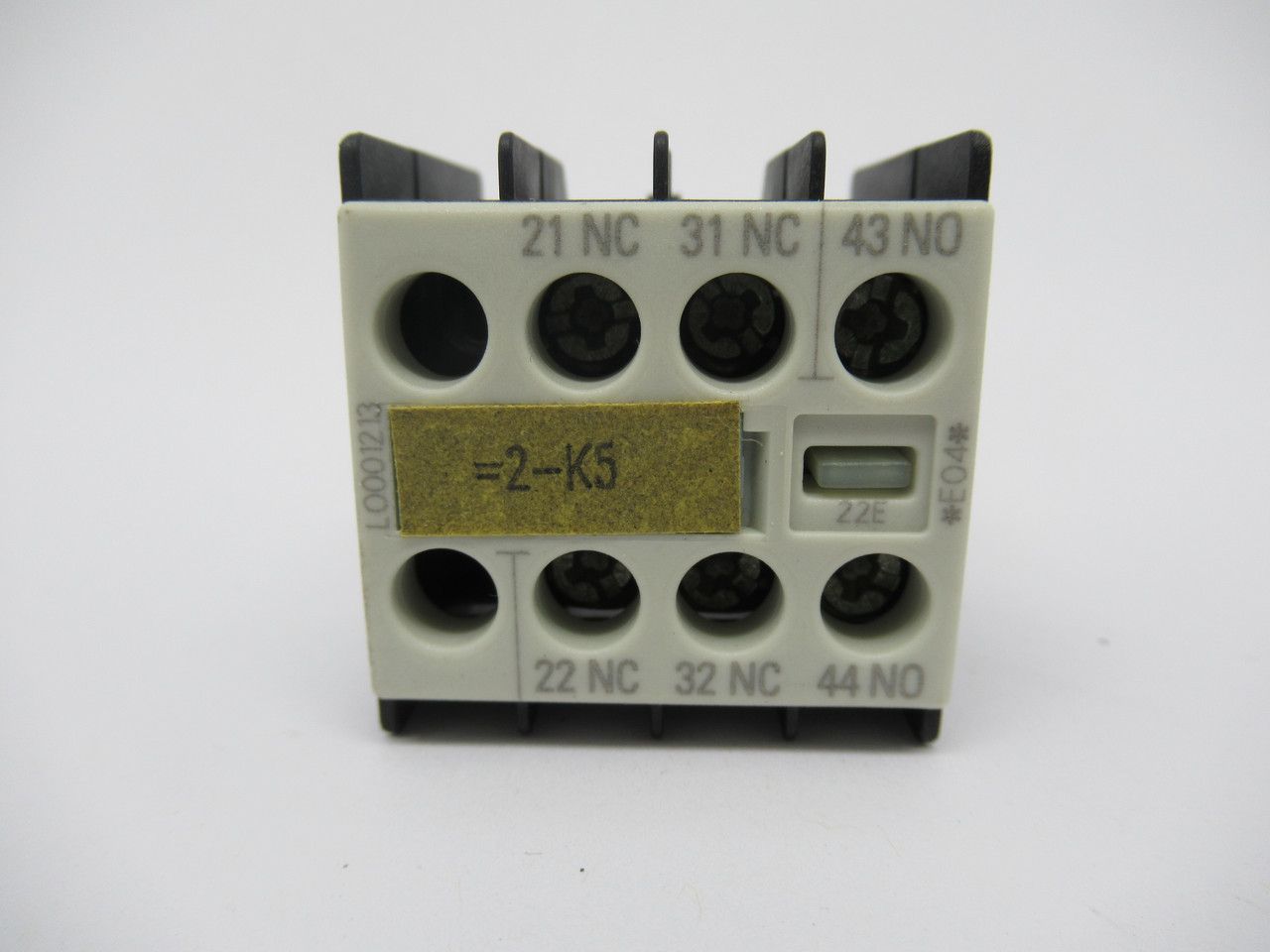 Siemens 3RH1911-1HA12 Auxiliary Switch Block 1NO 2NC 10A/240V USED