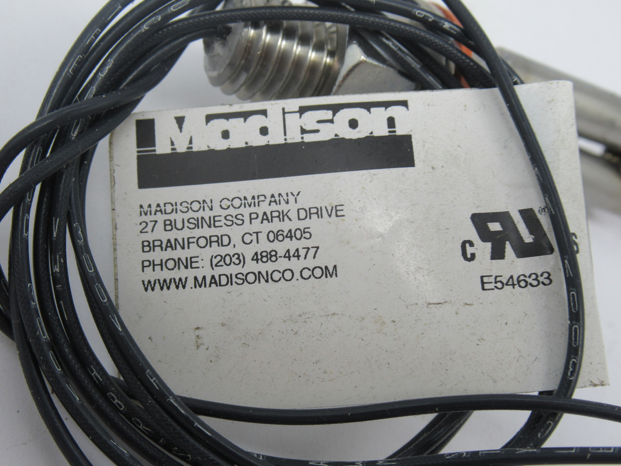 Madison M5970 Side Mounted Level Switch 1/2-13 UNC 100PSI 240V 0.14A NOP