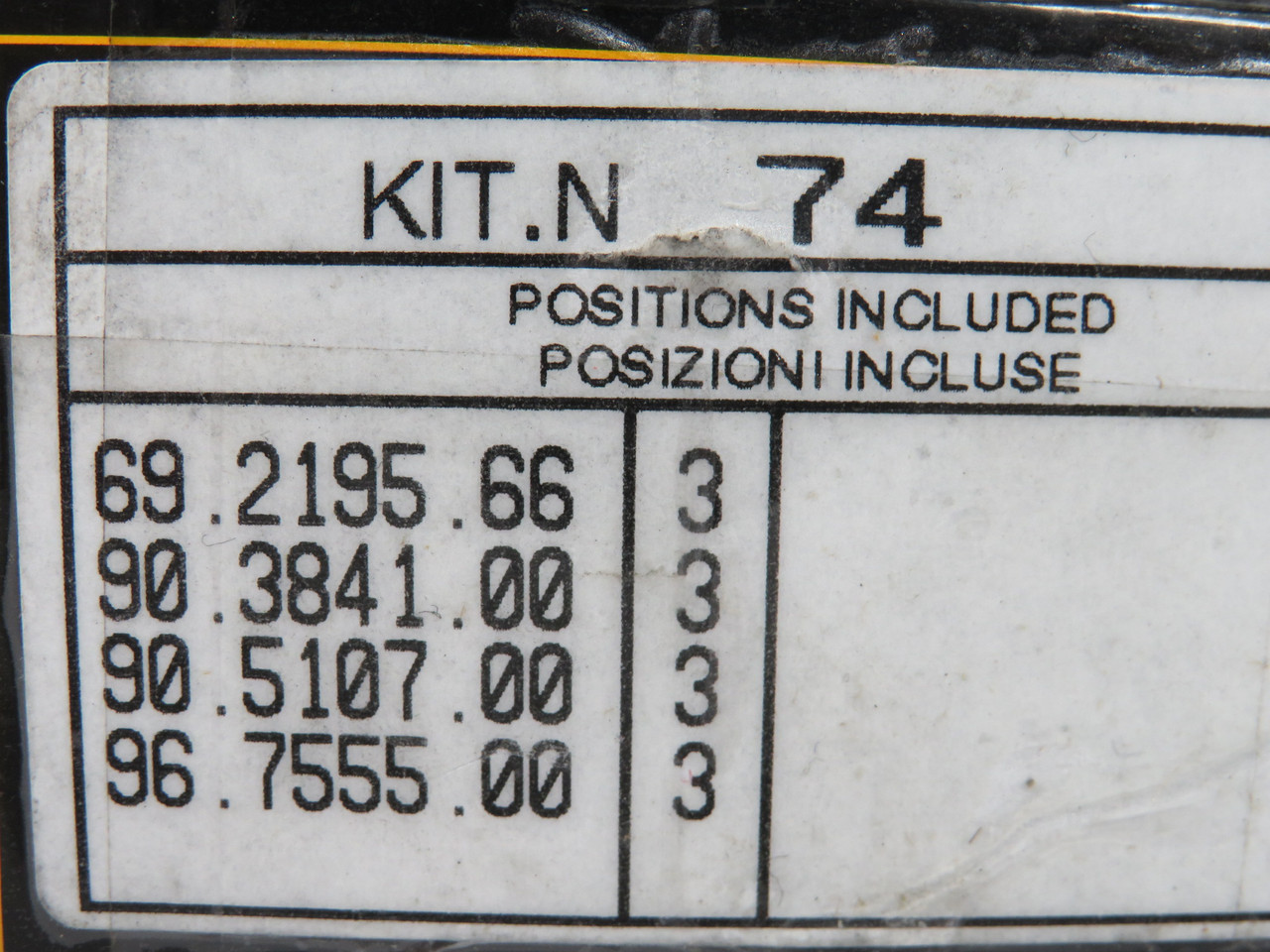 Interpump IPKIT74 #74 Piston Bolt Kit BOX DAMAGE NEW