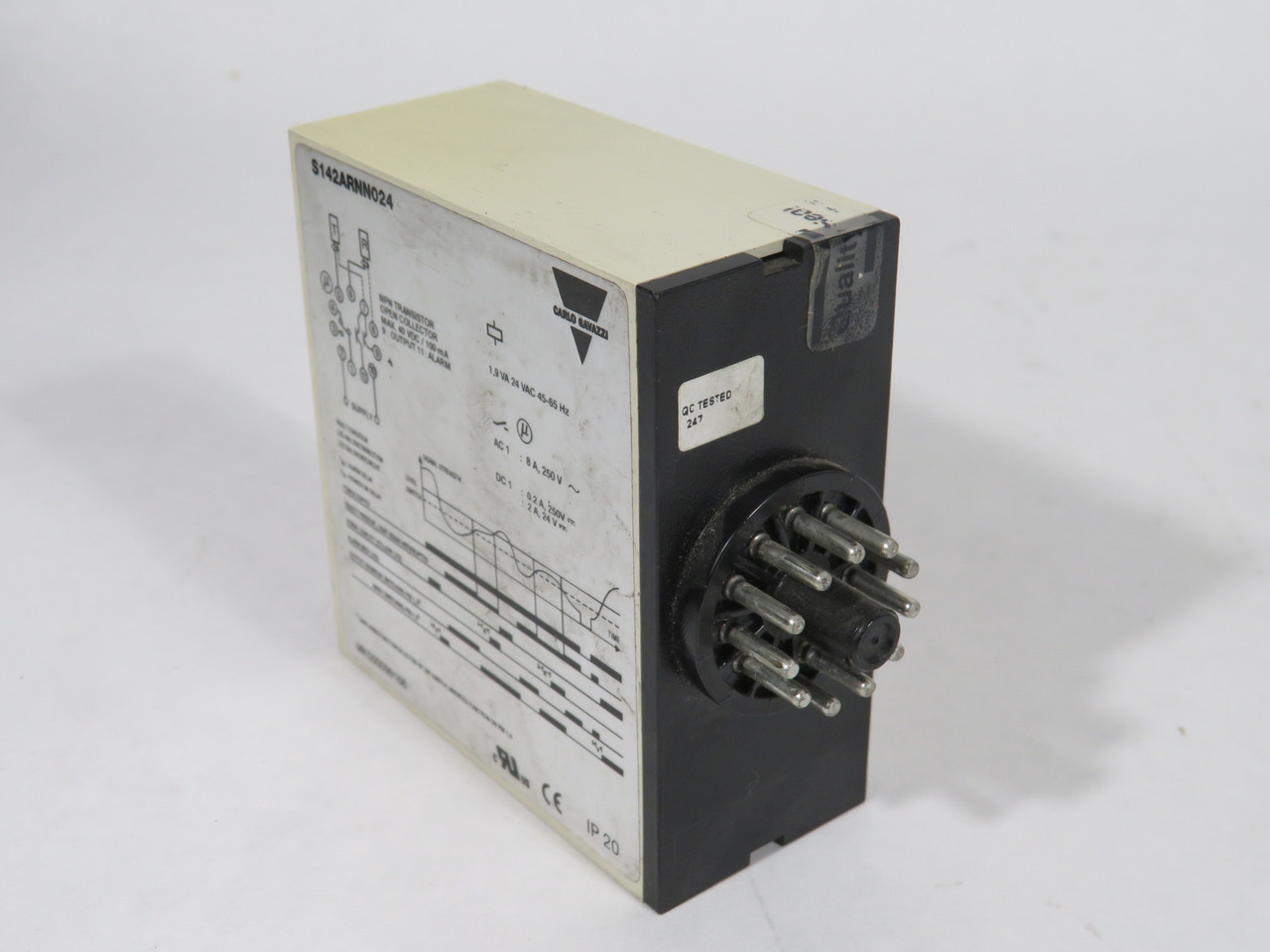 Carlo Gavazzi S142ARNN024 Photoelectric Amplifier Relay 24VAC 8A 11-Pin USED