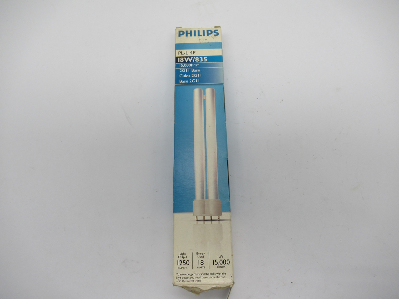 Philips 359323 Fluorescent Lamp 18W 58V 3500K 4-Pin Cap Base 2G11 BOX DMG NEW