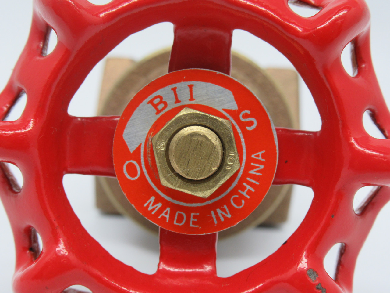 Boshart Industries 0818-12 Brass Gate Valve 1-1/4"FPT 200PSI Red Handle USED