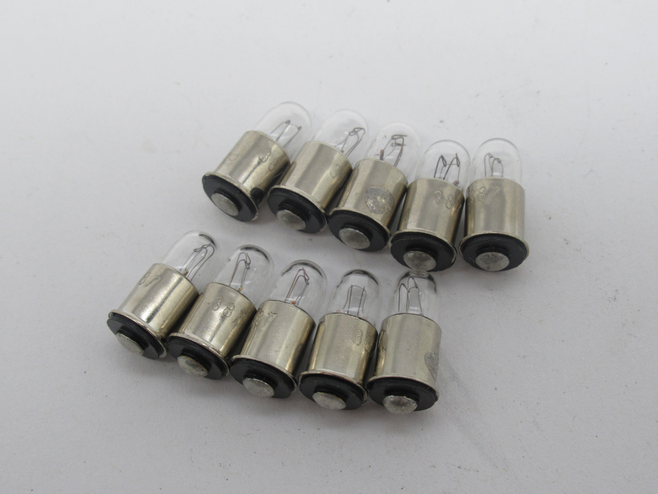 Generic 387 Clear Light Bulb 28V Lot of 10 NOP